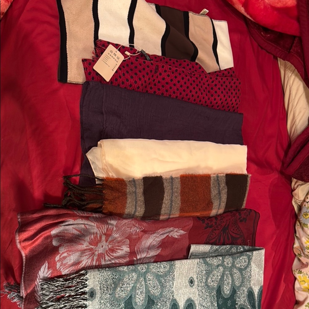 Elegant Multicolor Scarf Collection